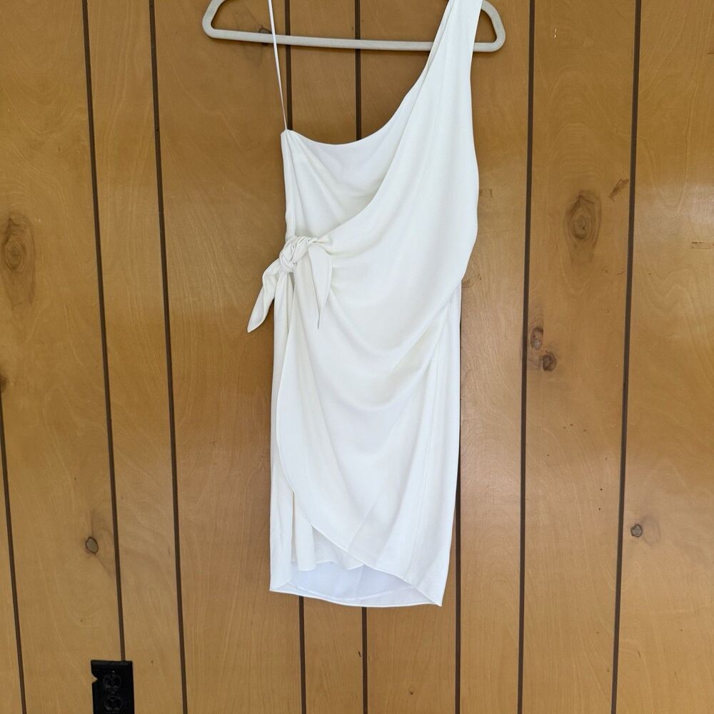 Amanda Uprichard x REVOLVE Conetta Dress in Ivory Women’s Medium MSRP $216